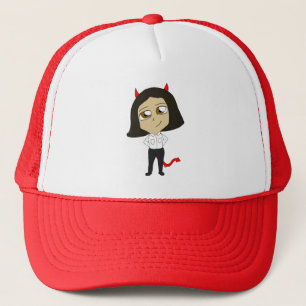 Chibi-Teufelsmädchen Truckerkappe