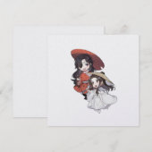 Chibi Tgcf Flaches Feiertagskarte (Vorne/Hinten)