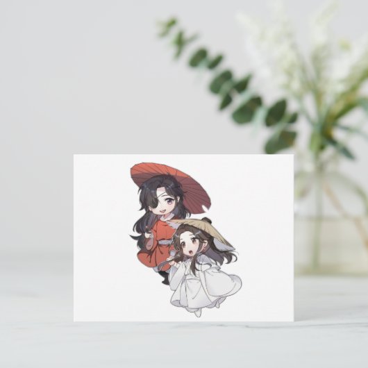 Chibi Tgcf Postcard Postkarte (Stehend Vorderseite)