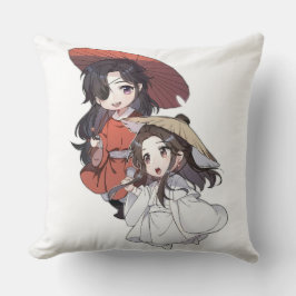 Chibi Tianguancifu Throw Pillow Kissen