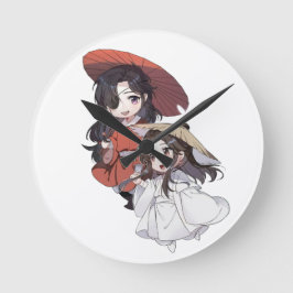 Chibi Tianguang Cifu Wall Clock Runde Wanduhr