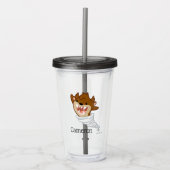 Chibi Tornado TAZ™ Acryltrinkbecher (Vorderseite)