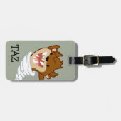 Chibi Tornado TAZ Gepäckanhänger (Vorderseite horizontal)