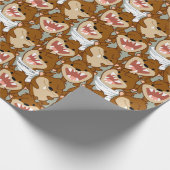 Chibi Tornado TAZ™ Geschenkpapier (Ecke)