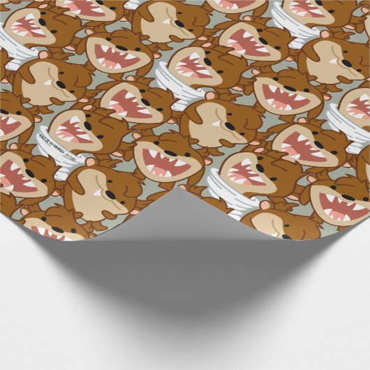 Chibi Tornado TAZ™ Geschenkpapier (Ecke)