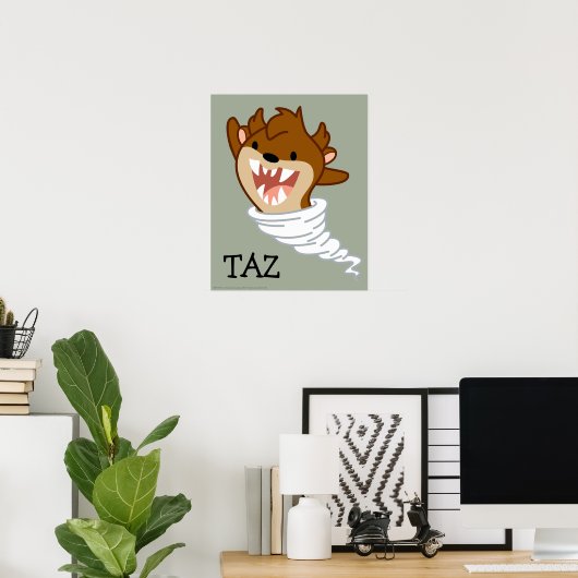 Chibi Tornado TAZ™ Poster (Heimbüro)
