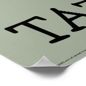 Chibi Tornado TAZ™ Poster (Ecke)