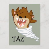 Chibi Tornado TAZ™ Postkarte (Vorderseite)