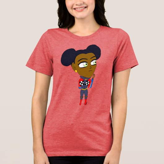 Chibi Tri-Blend Shirt (Vorderseite)