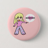 Chibi Valentine Button (Vorderseite)