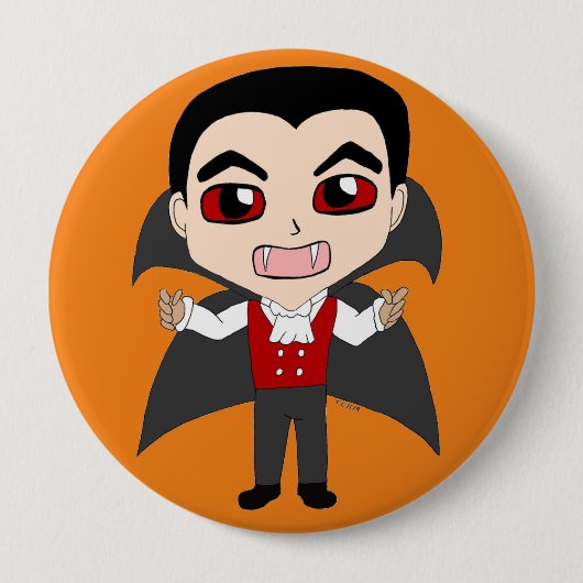 Chibi Vampir Button (Vorderseite)