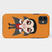 Chibi Vampir Case-Mate iPhone Hülle (Rückseite (Horizontal))