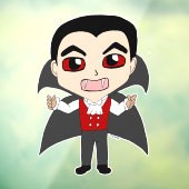 Chibi Vampir Fensteraufkleber (Blatt 3)
