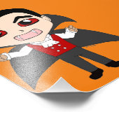 Chibi Vampir Fotodruck (Ecke)