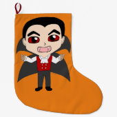 Chibi Vampir Großer Weihnachtsstrumpf (Vorderseite)