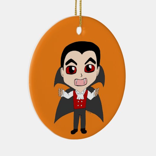 Chibi Vampir Keramik Ornament (Rechts)