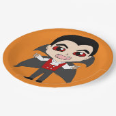 Chibi Vampir Pappteller (Schrägansicht)