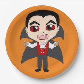Chibi Vampir Pappteller (Vorderseite)