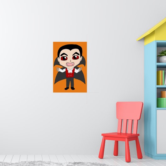 Chibi Vampir Poster (Kinderzimmer 1)