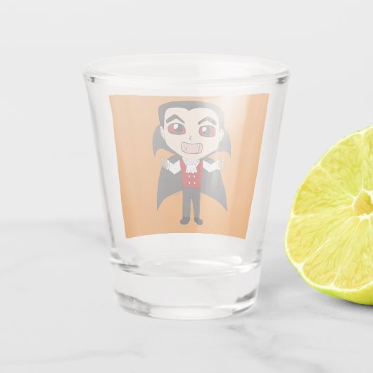 Chibi Vampir Schnapsglas (Rückseite)