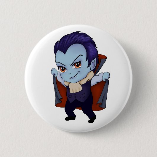 Chibi Vampire Button (Vorderseite)