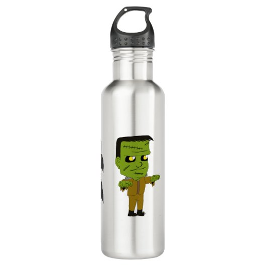 Chibi Vampire, Monster und Mumie Edelstahlflasche (Vorderseite)