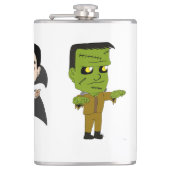 Chibi Vampire, Monster und Mumie Flachmann (Vorderseite)