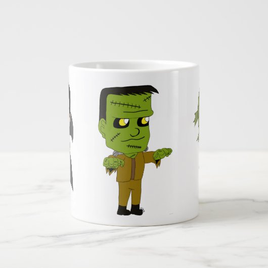 Chibi Vampire, Monster und Mumie Jumbo-Tasse (Vorderseite)