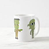 Chibi Vampire, Monster und Mumie Kaffeetasse (VorderseiteRechts)