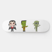 Chibi Vampire, Monster und Mumie Skateboard (Horizontal)