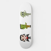 Chibi Vampire, Monster und Mumie Skateboard (Vorderseite)