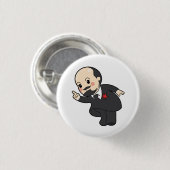 Chibi Vladimir Ilyich Lenin Button (Vorne & Hinten)