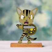 Chibi Warrior Cat Acrylschild (Neutral)