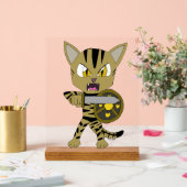 Chibi Warrior Cat Acrylschild (Hochzeit)