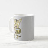 Chibi Warrior Cat Kaffeetasse (Vorderseite Links)