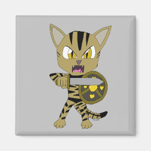 Chibi Warrior Cat Magnet