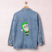 Chibi-Weihnachtsmann im grünen Anzug Jeansjacke (Hangar)