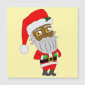 Chibi Weihnachtsmann Magnetkarte (Vorderseite)