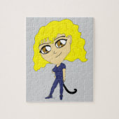 Chibi with a cat like tail puzzle (Vertikal)