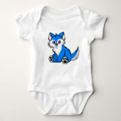 Chibi Wolf Onsie Baby Strampler (Vorderseite)