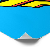 Chibi Wonder Woman mit Polka Docks und Logo Poster (Ecke)