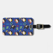 Chibi Wonder Woman, Superman und Batman Pattern Gepäckanhänger (Vorderseite horizontal)