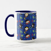 Chibi Wonder Woman, Superman und Batman Pattern Tasse (Links)