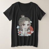 Chibi Xie Lian Tgcf Große Größe T-Shirt (Design vorne)