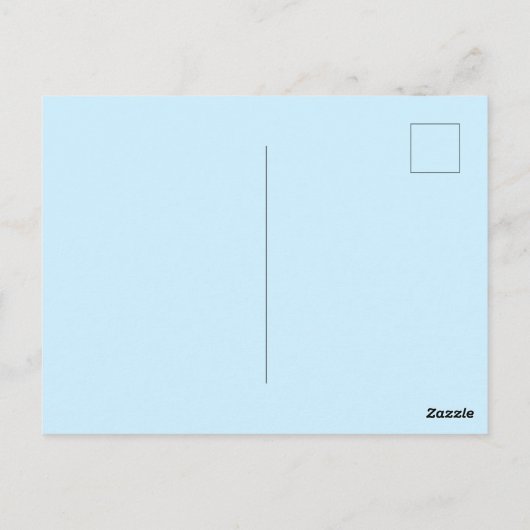 Chibi Yeti Postcard Postkarte (Rückseite)