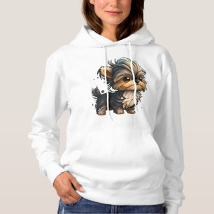 Chibi Yorkshire Terrier Hoodie