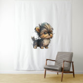 Chibi Yorkshire Terrier Wandteppich (Beispiel)
