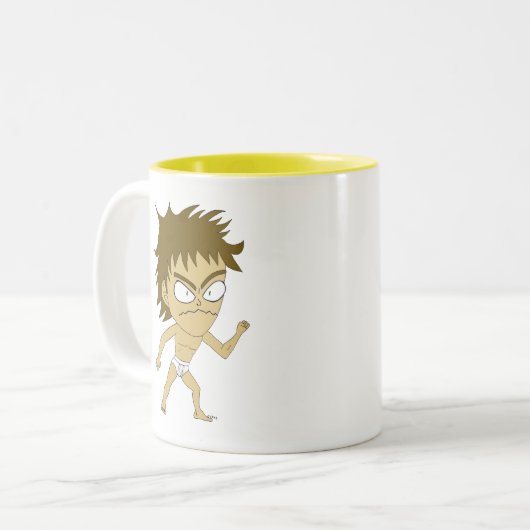 Chibi Zweifarbige Tasse (Vorderseite Links)