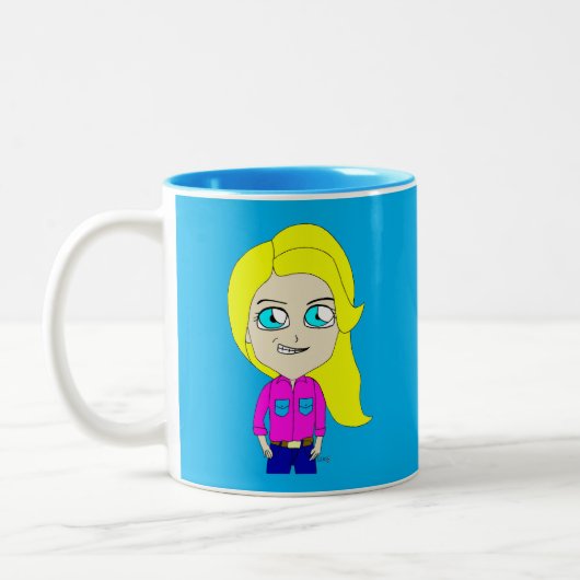 Chibi Zweifarbige Tasse (Links)