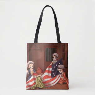 Chibiccas klassische Malerei - Geburt der Flagge Tasche
